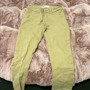 Khaki jeans